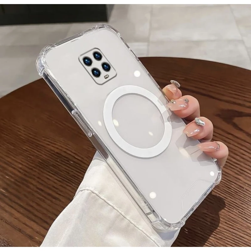 Çexol Xiaomi Redmi Not 9Pro , Not 9S üçün Magsafe, şəffaf