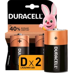 Batareya Duracell Basic D (LR20) MN1300, 1.5V, 2 əd
