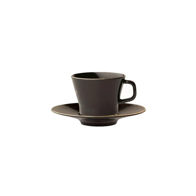 Кофейная пара Porland Night Magic 04ALM005639, 80 мл, черная Кофейная пара Porland Night Magic 04ALM005639, 80 мл, черная