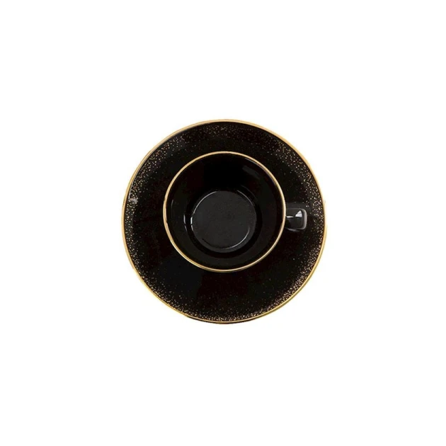 Кофейная пара Porland Night Magic 04ALM005639, 80 мл, черная Кофейная пара Porland Night Magic 04ALM005639, 80 мл, черная