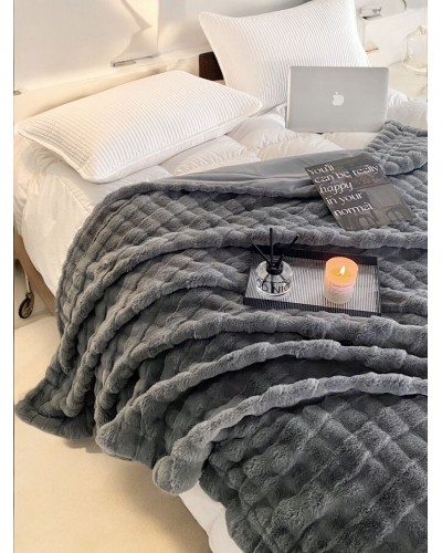 Örtük Luxe Cotton 000746, ikinəfərlik, 200x230 sm, tünd boz