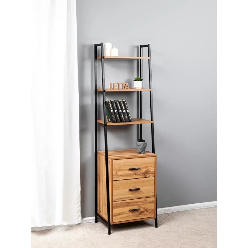 Stellaj 25x50x174 sm, LDSP, qəhvəyi