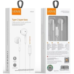 Simli qulaqlıq Vidvie HS659 White