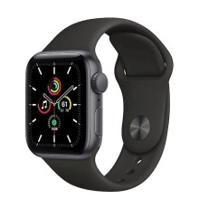 Smart-saat Apple Watch SE GPS 40mm Space Gray Aluminium Case with Black Sport Band (MYDP2GK/A)
