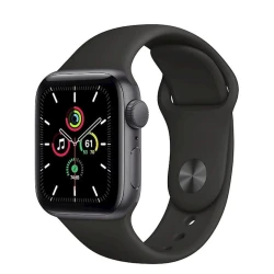 Смарт-часы Apple Watch SE GPS 40mm Space Gray Aluminium Case with Black Sport Band (MYDP2GK/A)
