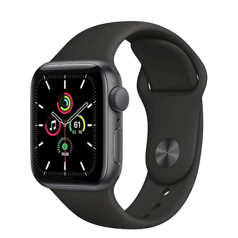 Смарт-часы Apple Watch SE GPS 40mm Space Gray Aluminium Case with Black Sport Band (MYDP2GK/A)