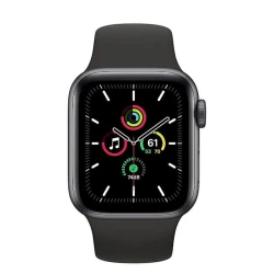 Смарт-часы Apple Watch SE GPS 40mm Space Gray Aluminium Case with Black Sport Band (MYDP2GK/A)