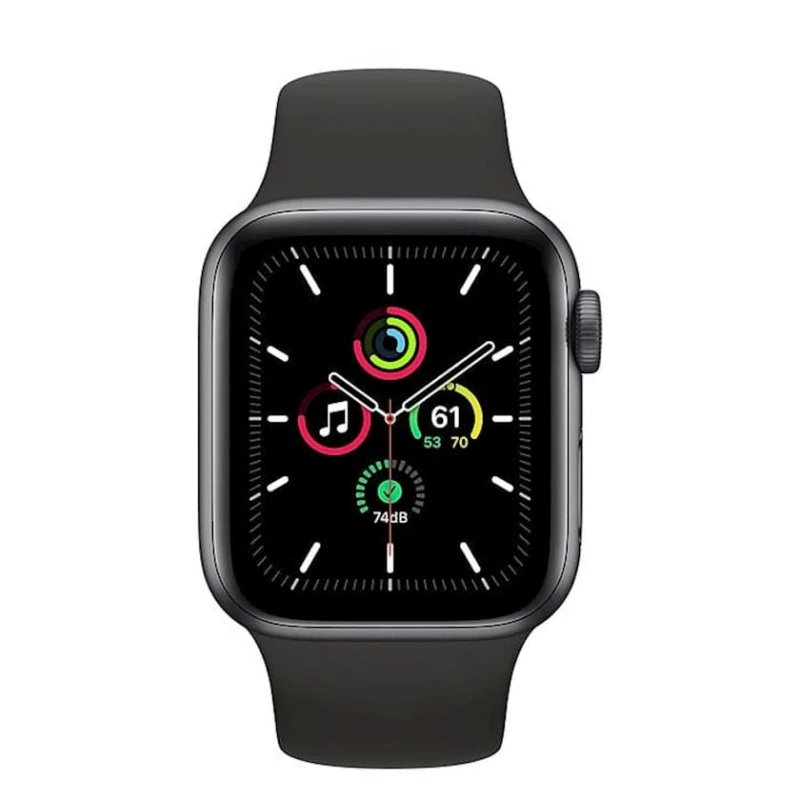Смарт-часы Apple Watch SE GPS 40mm Space Gray Aluminium Case with Black Sport Band (MYDP2GK/A)