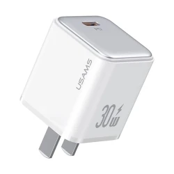 Сетевое зарядное устройство USAMS CC188 USB-C 30 W, White Сетевое зарядное устройство USAMS CC188 USB-C 30 W, White
