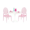 Набор мебели Our Generation Стол и стулья BD37268Z, пластик/текстиль, 3+, розовый
