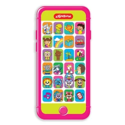 Игровой телефон Азбукварик Веселое диско, пластик, разноцветный