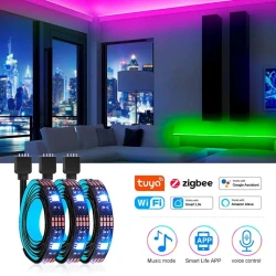 Светодиодная лента Tuya WiFi RGB, 3 м (ST_3600717221193_3)