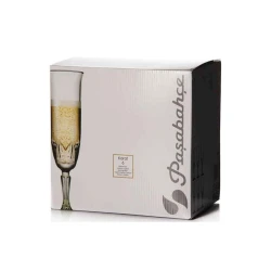 Набор фужеров для шампанского Pasabahce Karat, 6 шт, 163 мл, стекло, прозрачный