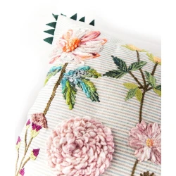 Чехол для подушки Hom-me 100830, 50x50 см, хлопок, разноцветный Чехол для подушки Hom-me 100830, 50x50 см, хлопок, разноцветный