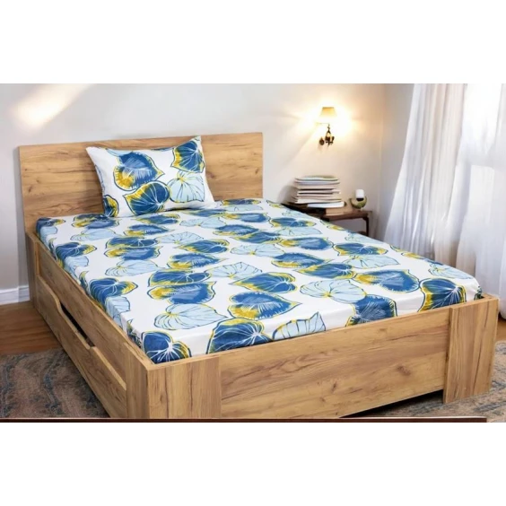 Комплект постельного белья Luxe Cotton Lu-xe-000282, простыня 160x200 см, наволочка 50х70 см, односпальный, хлопок, разноцветный Комплект постельного белья Luxe Cotton Lu-xe-000282, простыня 160x200 см, наволочка 50х70 см, односпальный, хлопок, разноцветный