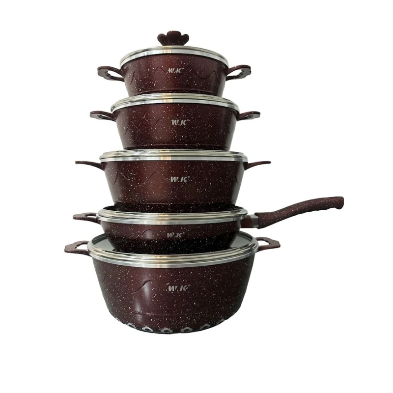 Набор посуды W.K ZGH_00527, с перчатками, 12 предметов Набор посуды W.K ZGH_00527, с перчатками, 12 предметов