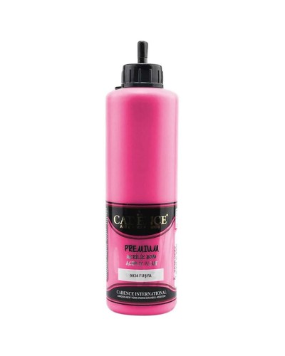 Akril boya Cadence Premium Acrylic Paint 9034 Fuchsia, dekorativ, fuksiya, 500 ml