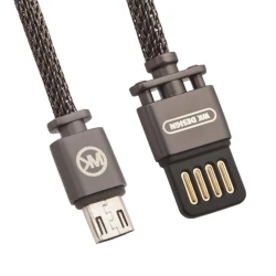 Кабель WK Design WDC-030 USB to microUSB Black