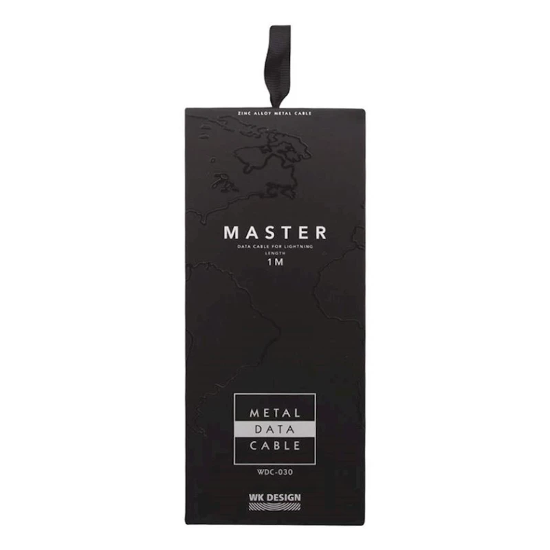 Кабель WK Design WDC-030 USB to microUSB Black