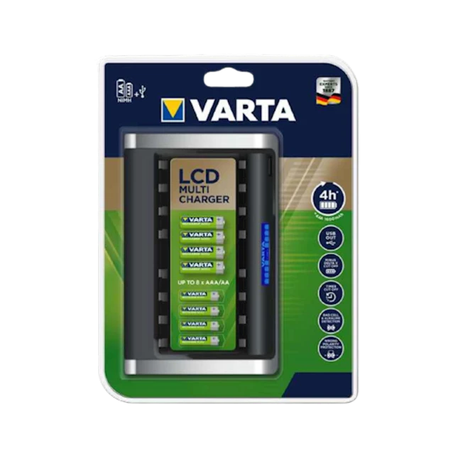 Зарядное устройство для батареек Varta LCD Multi Charger Зарядное устройство для батареек Varta LCD Multi Charger