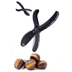 Нож с зажимом для каштанов NH_SBC, 17 см, пластик/металл, черный