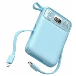 Внешний аккумулятор Wiwu WI-P016 10000mAh Голубой Внешний аккумулятор Wiwu WI-P016 10000mAh Голубой