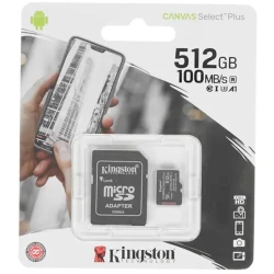 Карта памяти Kingston 512GB MicroSDXC SDCS2/512GB Карта памяти Kingston 512GB MicroSDXC SDCS2/512GB