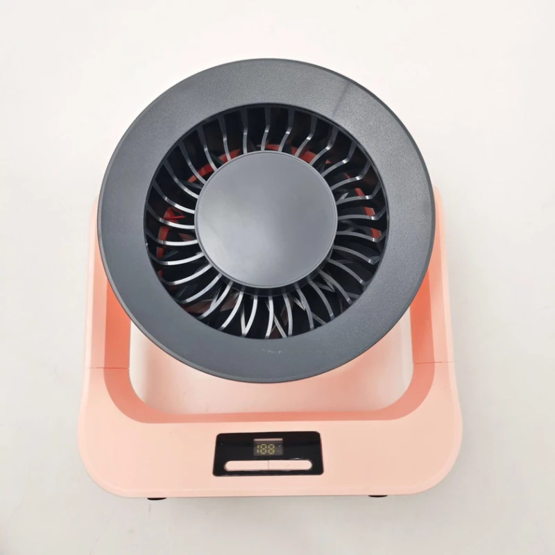 Çəhrayı rəngdə masaüstü, avtomobil üçün uyğun, USB batareyası masaüstü fan / mini ventilyator Çəhrayı rəngdə masaüstü, avtomobil üçün uyğun, USB batareyası masaüstü fan / mini ventilyator