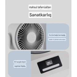 Çəhrayı rəngdə masaüstü, avtomobil üçün uyğun, USB batareyası masaüstü fan / mini ventilyator