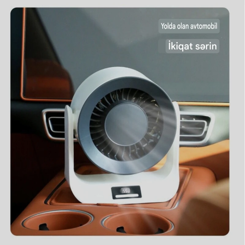 Çəhrayı rəngdə masaüstü, avtomobil üçün uyğun, USB batareyası masaüstü fan / mini ventilyator Çəhrayı rəngdə masaüstü, avtomobil üçün uyğun, USB batareyası masaüstü fan / mini ventilyator