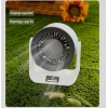 Çəhrayı rəngdə masaüstü, avtomobil üçün uyğun, USB batareyası masaüstü fan / mini ventilyator Çəhrayı rəngdə masaüstü, avtomobil üçün uyğun, USB batareyası masaüstü fan / mini ventilyator