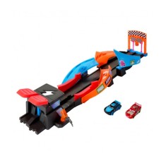 Avtotrek Disney Pixar Cars Glow Racers Launch, 4+ yaş, rəngbərəng