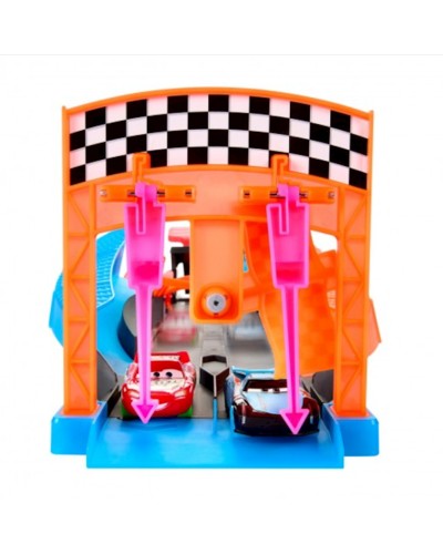 Avtotrek Disney Pixar Cars Glow Racers Launch, 4+ yaş, rəngbərəng