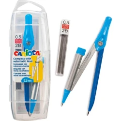 Циркуль Carioca Compass Adjustable with automatic lead, 0.5 мм Циркуль Carioca Compass Adjustable with automatic lead, 0.5 мм