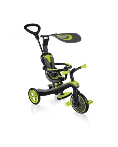 Üçtəkərli velosiped Globber Explorer Trike 4 in 1 Lime Green