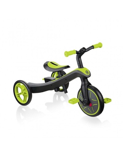 Üçtəkərli velosiped Globber Explorer Trike 4 in 1 Lime Green