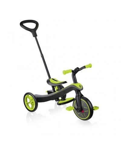 Üçtəkərli velosiped Globber Explorer Trike 4 in 1 Lime Green