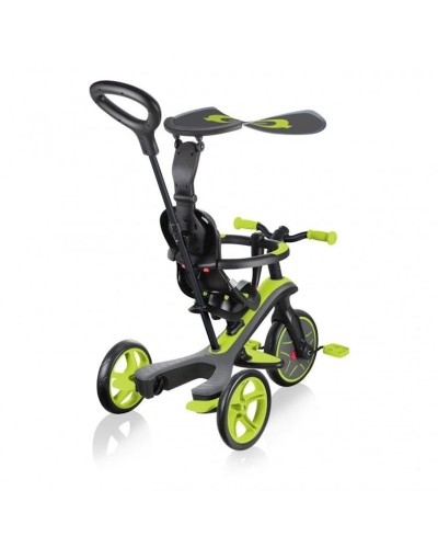 Üçtəkərli velosiped Globber Explorer Trike 4 in 1 Lime Green