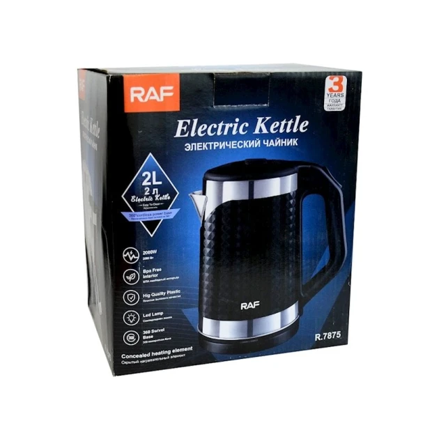 Электрочайник RAF R.7875 Black