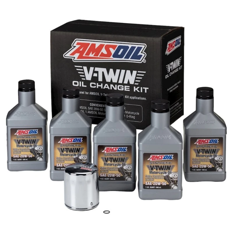 Комплект для замены масла Amsoil V-Twin Oil Change Kit HDMC HDMC Комплект для замены масла Amsoil V-Twin Oil Change Kit HDMC HDMC