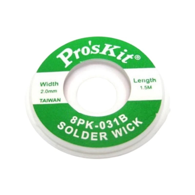 Оплетка для удаления припоя Pro'sKit 8PK-031B, 1.5 м