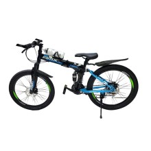 Dağ velosipedi BMX2403, yaşıl/qara, ölçü 24