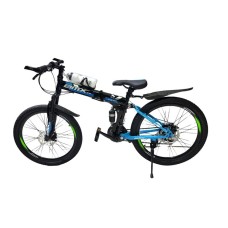 Dağ velosipedi BMX2403, yaşıl/qara, ölçü 24