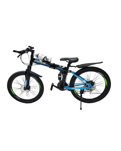Dağ velosipedi BMX2403, yaşıl/qara, ölçü 24