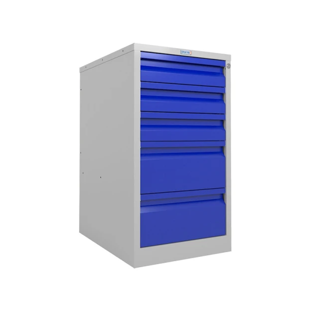 Тумба для инструментов Profi W WD-5, 840x460x640 мм, серая/синяя