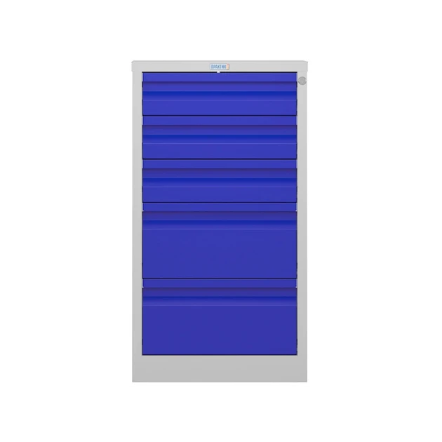Тумба для инструментов Profi W WD-5, 840x460x640 мм, серая/синяя