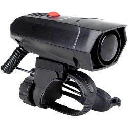 Сигнал для велосипеда 0019, электронный, пластик, черный