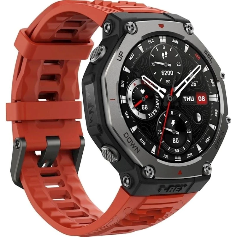 Смарт-часы Amazfit T-Rex 3 Lava Смарт-часы Amazfit T-Rex 3 Lava