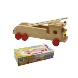 Деревянная игрушка Woodoy Пожарная Машина 8699916500487, Коричневый Деревянная игрушка Woodoy Пожарная Машина 8699916500487, Коричневый