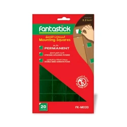 Двухсторонняя клейкая лента Fantastick FK-M020, 20 шт, зеленая, в форме квадрата Двухсторонняя клейкая лента Fantastick FK-M020, 20 шт, зеленая, в форме квадрата